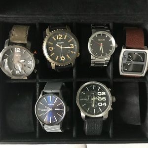 Watches (Nixon, Diesel, Fossil)